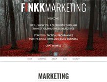 Tablet Screenshot of finkkmarketing.com